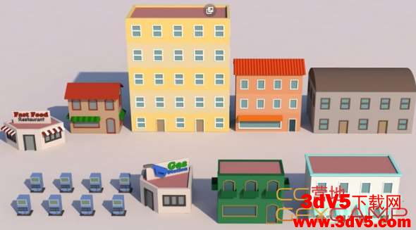 Skillshare a€“ Low Poly Modeling in Cinema 4D a€“ Modeling and Texturing 3D Buildings